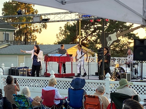 Concert in the park.