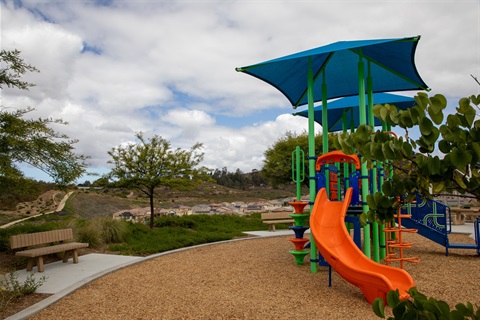 Park with slide