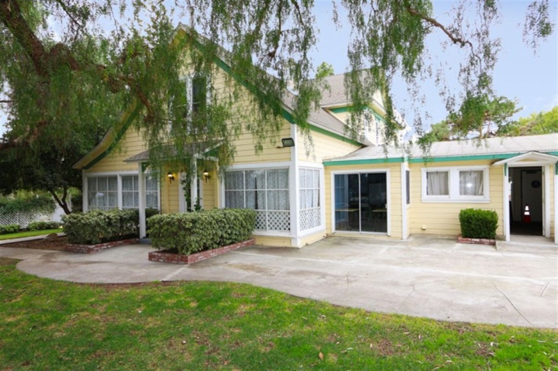 Front of the Wood House facility