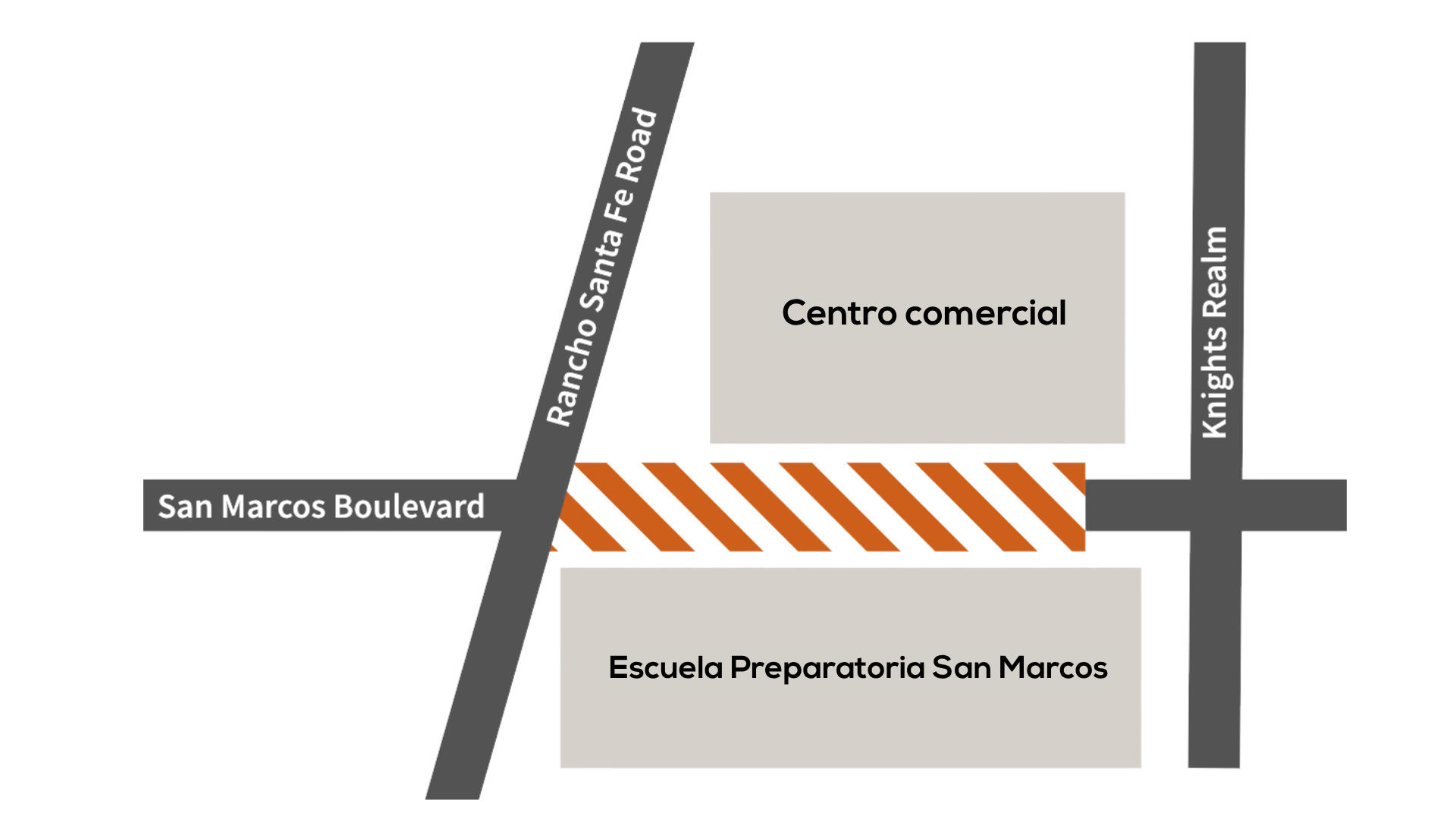 San Marcos Blvd construction map